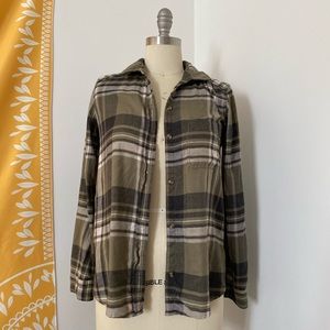 American Eagle Green Flannel